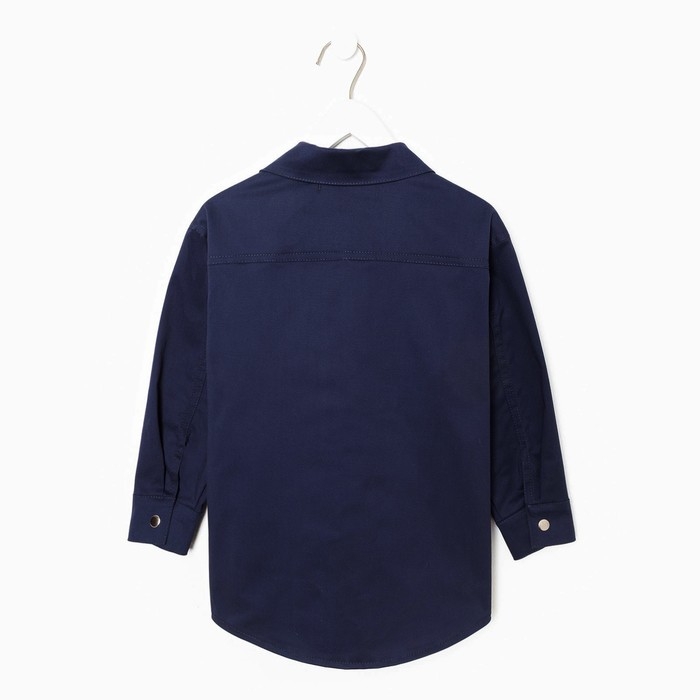 Рубашка джинсовая детская KAFTAN размер 32 (110-116 см), цвет синий