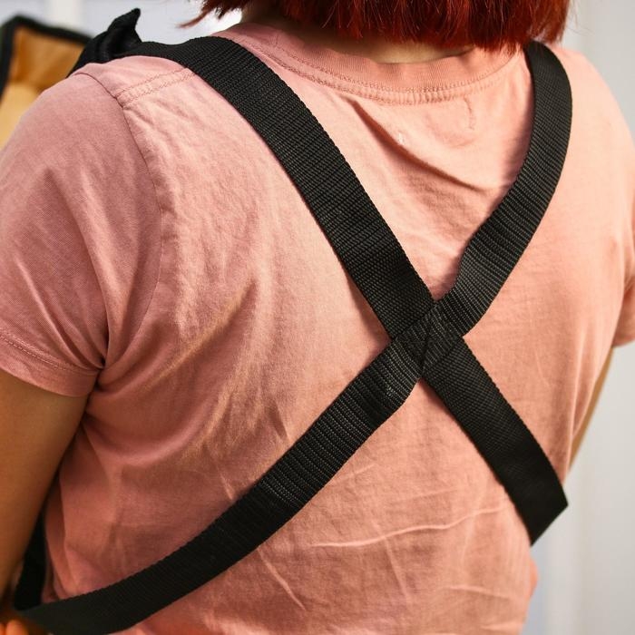 Рюкзак кенгуру для малыша &laquo;Сидим и лежим&raquo;, цвет хаки