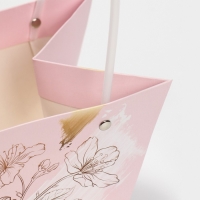 Пакет влагостойкий для цветов &laquo;Нежность&raquo;, 20 х 12 х 20 см