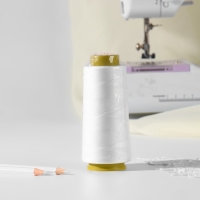 Нитки 45ЛЛ, 1500 м, цвет белый Нитки 45ЛЛ, 1500 м, цвет белый