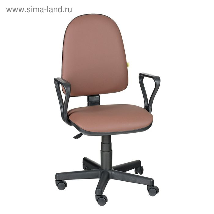 Кресло оператора "Престиж  Самба", коричневый, искусственная кожа