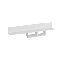 Полка"Кёльн", 1380х180х320, Белый Аляска/Белый глянец Полка"Кёльн", 1380х180х320, Белый Аляска/Белый глянец