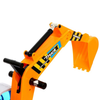 Толокар &laquo;Экскаватор&raquo;, подвижный ковш, цвет жёлтый