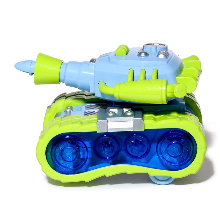 Танк &laquo;Разрушитель&raquo;, стреляет, работает от батареек, световые и звуковые эффекты МИКС
