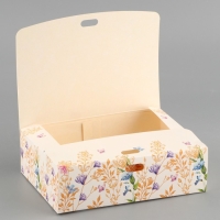 Коробка подарочная, упаковка, «С 8 марта!», 16,5 х 12,5 х 5 см, БЕЗ ЛЕНТЫ Коробка подарочная, упаковка, «С 8 марта!», 16,5 х 12,5 х 5 см, БЕЗ ЛЕНТЫ