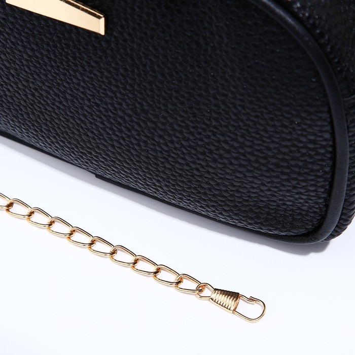 Сумка кросс-боди на молнии, цвет чёрный