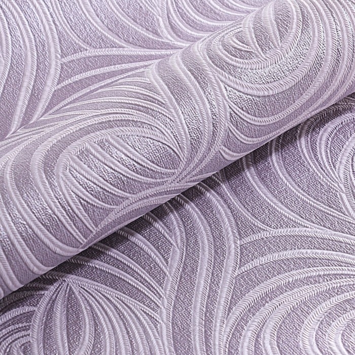 Бумажные обои Флора-2 309-018, 0,53х10,05м, сиреневый