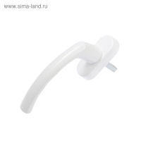 Ручка оконная "Комфорт" металлическая, белая Ручка оконная "Комфорт" металлическая, белая