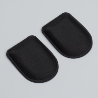 Подпяточники для обуви, клеевая основа, 8,3 &times; 6,5 см, пара, цвет чёрный