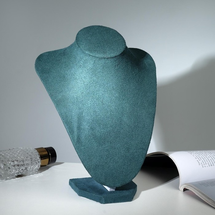 Бюст для украшений, 17×14×24 см, цвет морской Бюст для украшений, 17×14×24 см, цвет морской