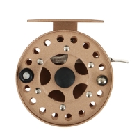 Катушка инерционная, металл, диаметр 7.5 см, цвет светло коричневый, HF75 Катушка инерционная, металл, диаметр 7.5 см, цвет светло коричневый, HF75