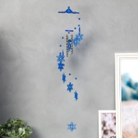 Музыка ветра пластик "Цветок" 4 трубочки + 11 фигурок Музыка ветра пластик "Цветок" 4 трубочки + 11 фигурок