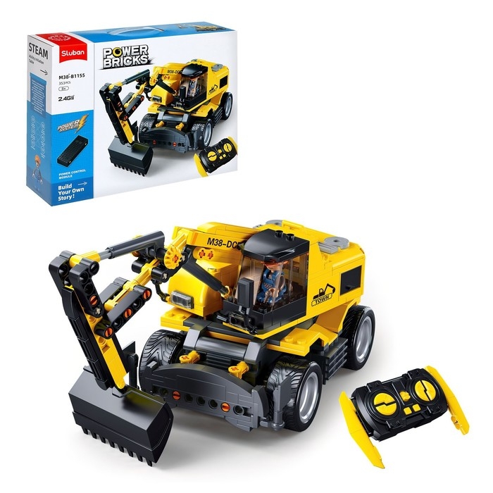 Конструктор Механо &laquo;Экскаватор&raquo;, радиоуправление, 353 детали