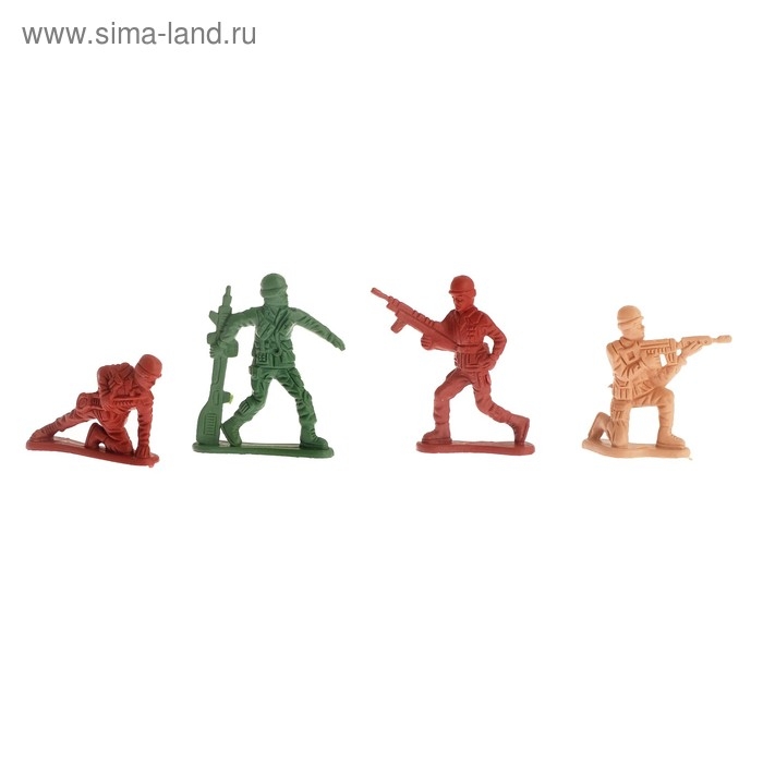 Набор «Бравая армия», 130 солдатиков, МИКС Набор «Бравая армия», 130 солдатиков, МИКС