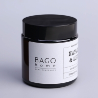 Свеча ароматическая в банке "Мята и апельсин", совый воск, 88 г Свеча ароматическая в банке "Мята и апельсин", совый воск, 88 г