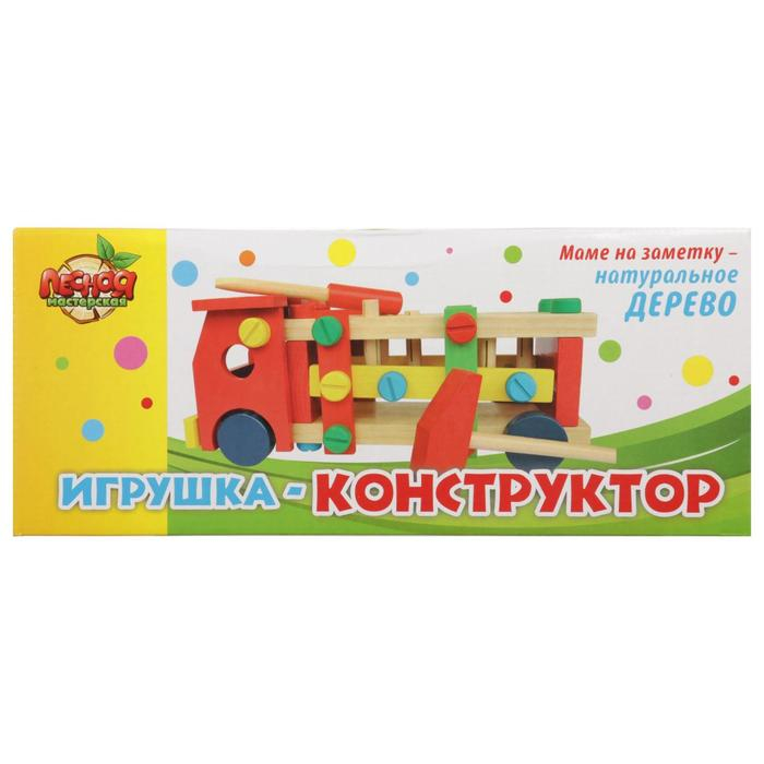 Конструктор &laquo;Машинка&raquo; с отверткой и молотком