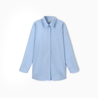 Рубашка для девочки MINAKU цвет светло-голубой, рост 122 см