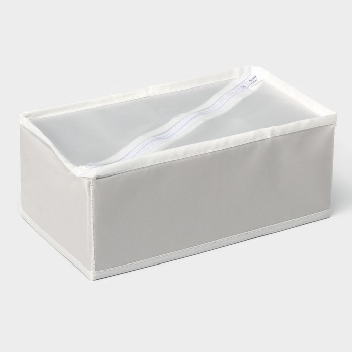 Органайзер для хранения белья LaDо́m, 8 ячеек, 24&times;14&times;10 см, цвет серый