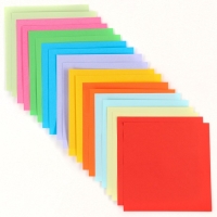 Бумага цветная для оригами, 15х15 см, 50 листов, 10 цветов, немелованная, двусторонняя, в пакете, 80 г/м&sup2;, Щенячий патруль