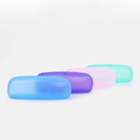 Футляр для очков на хлопушке, длина 16 см, цвет МИКС Футляр для очков на хлопушке, длина 16 см, цвет МИКС