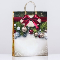 Новый год. Пакет "Украшение", мягкий пластик, 41х32 см. Новый год. Пакет "Украшение", мягкий пластик, 41х32 см.