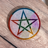 Подставка для благовония "Звезда" камень 12,5 см Подставка для благовония "Звезда" камень 12,5 см