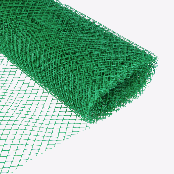 Сетка садовая, 1.5 &times; 20 м, ячейка ромб 15 &times; 15 мм, пластиковая, зелёная, Greengo