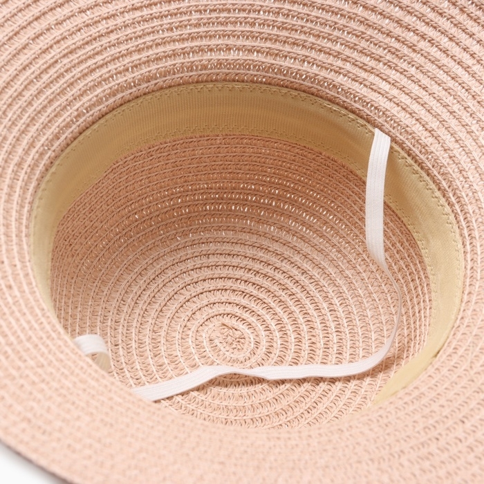 Шляпа для девочки MINAKU с бантом, цвет розовый, р-р 52 Шляпа для девочки MINAKU с бантом, цвет розовый, р-р 52