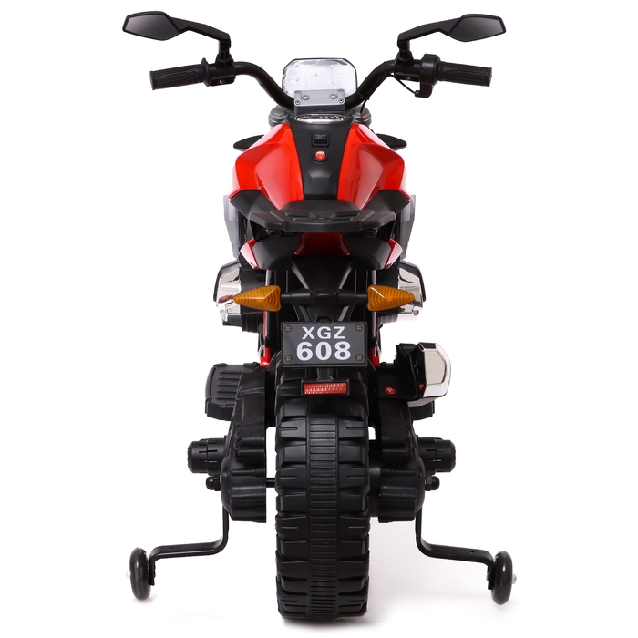 Мотоцикл &laquo;Эндуро&raquo;, 2 мотора, цвет красный