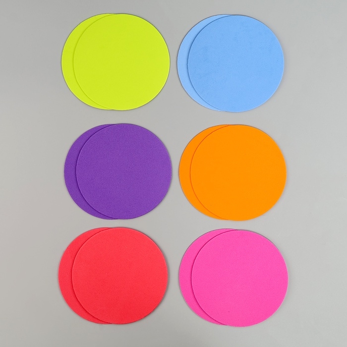 Набор фигурок из EVA Набор фигурок из EVA "Круг", 12 шт, цвет МИКС