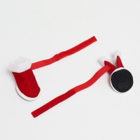 Ботинки "Кристмес", набор 4 шт, 2 размер, красные Ботинки "Кристмес", набор 4 шт, 2 размер, красные