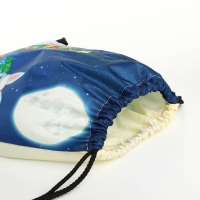 Новый год 2025. Новогодний мешок для подарков на шнурке &laquo;Зайчик&raquo;, цвет разноцветный