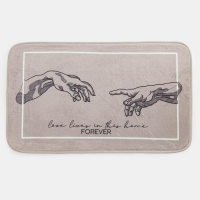 Коврик для ванной Этель "Forever", 80х50 см, велюр Коврик для ванной Этель "Forever", 80х50 см, велюр