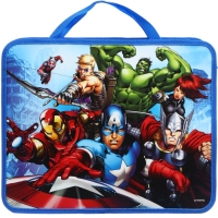 Папка пластиковая с ручками А4, на молнии, 75х330х260 мм, Мстители Папка пластиковая с ручками А4, на молнии, 75х330х260 мм, Мстители