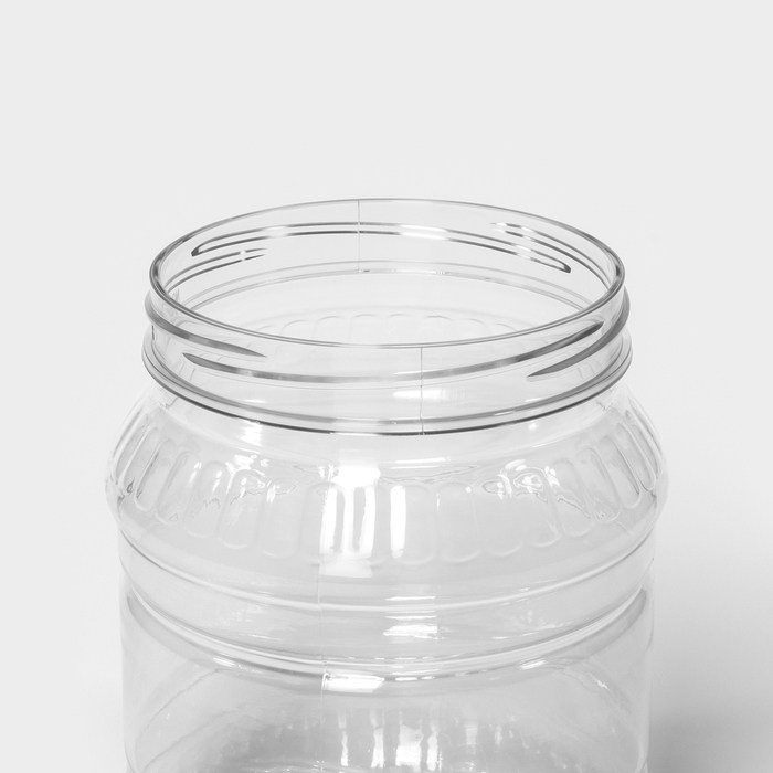 Банка для хранения продуктов, пластиковая, 1,5 л, цвет МИКС