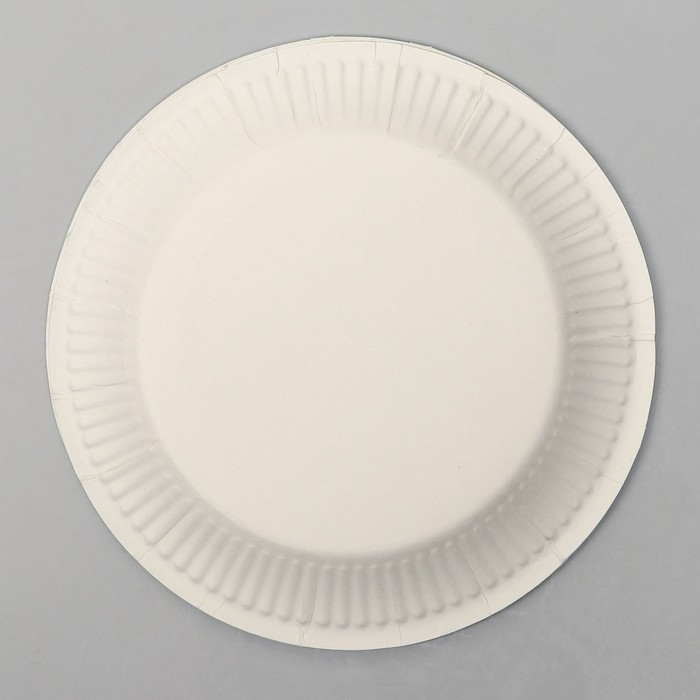 Тарелки бумажные &laquo;С днём рождения&raquo;, набор, 6 шт., цвет серебро