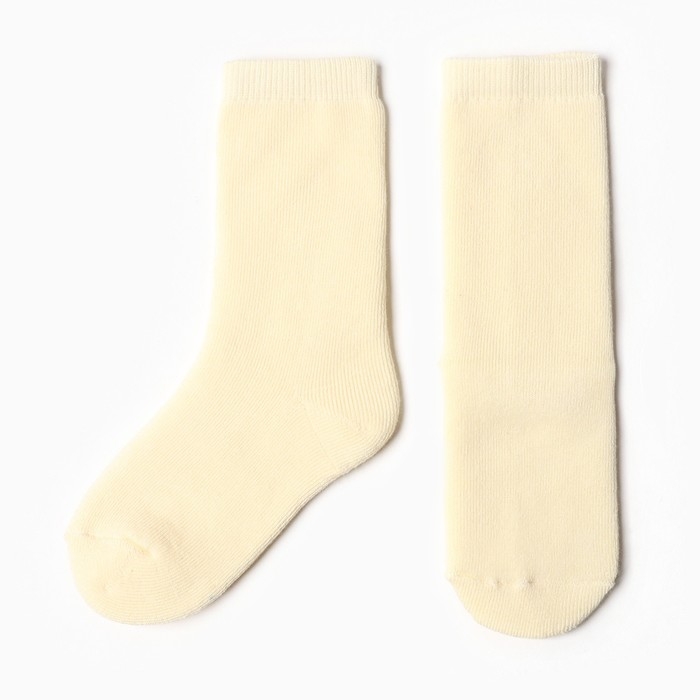 Носки детские махровые KAFTAN р-р 16-18 см, молочный Носки детские махровые KAFTAN р-р 16-18 см, молочный