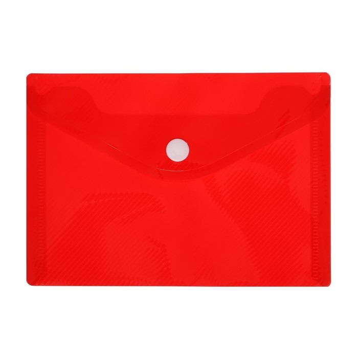 Набор из 5 штук, папка-конверт на кнопке, А6, 180 мкм, рифлёная, флуоресцентная, 5 цветов