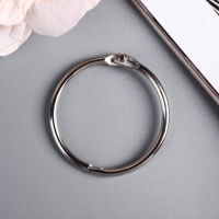 Кольца для творчества (фотоальбомов) "Серебро" внутр. d= 3 см внешн. d=3,4 см н-р 10 шт Кольца для творчества (фотоальбомов) "Серебро" внутр. d= 3 см внешн. d=3,4 см н-р 10 шт