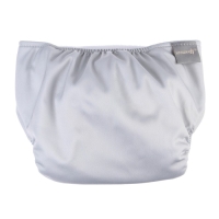 Многоразовый подгузник, 3-15 кг, флис, цвет светло серый, Крошка Я