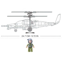 Конструктор Модельки &laquo;Вертолёт. Чёрная акула&raquo;, 330 деталей