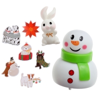 Игровой набор «Новогодний сюрприз» с фигуркой, машинкой и 15 наклейками, цвет МИКС Игровой набор «Новогодний сюрприз» с фигуркой, машинкой и 15 наклейками, цвет МИКС