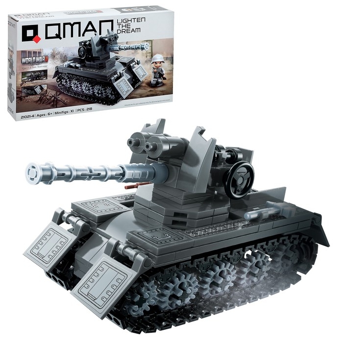 Конструктор &laquo;Вторая мировая война. Военная техника&raquo;, 4 вида, цвет МИКС