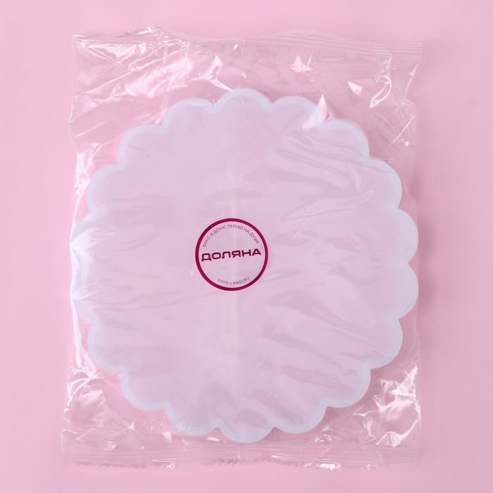 Молд Доляна «Блоссом», силикон, d=14,5 см, прозрачный Молд Доляна «Блоссом», силикон, d=14,5 см, прозрачный