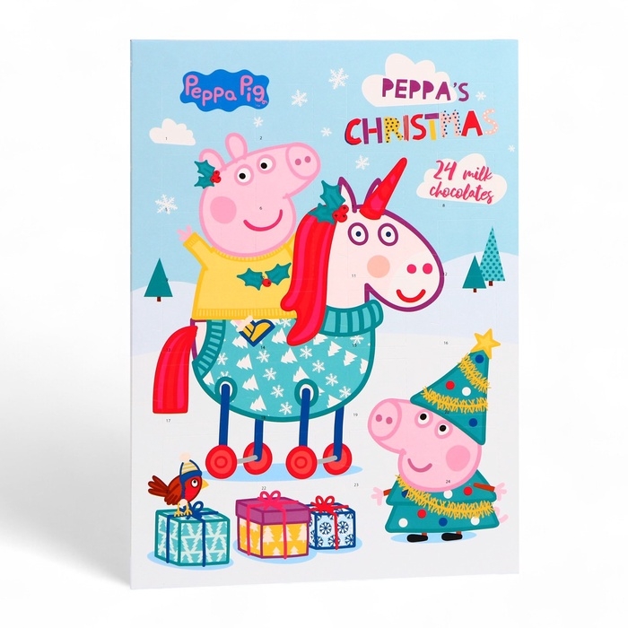 Адвент календарь Адвент календарь "Свинка Пеппа", микс, 75 г