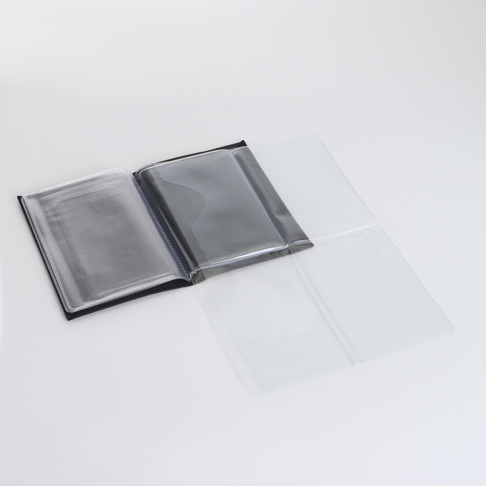 Обложка для автодокументов, цвет чёрный Обложка для автодокументов, цвет чёрный