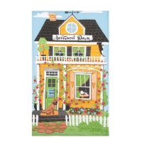 Набор кухонных полотенец Доляна &laquo;Семейный очаг&raquo;, 35х60см-2шт, 100% хлопок