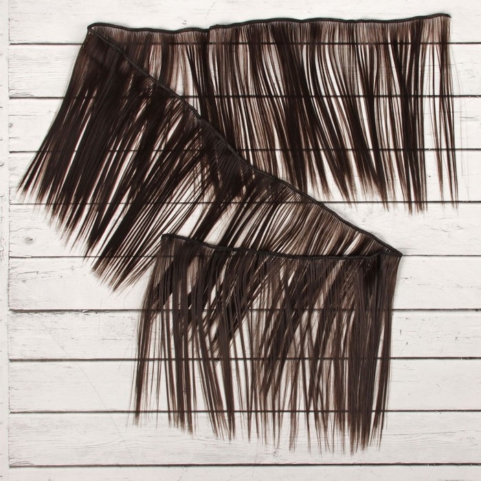 Волосы - тресс для кукол «Прямые» длина волос: 15 см, ширина: 100 см, цвет № 4А Волосы - тресс для кукол «Прямые» длина волос: 15 см, ширина: 100 см, цвет № 4А