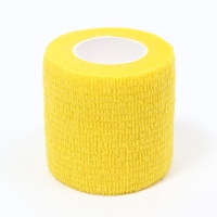 Бинт самофиксирующийся разрывной &laquo;Groomroom&raquo;&lrm;, 5 см х 4,5 м, желтый