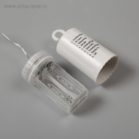 Светодиодная фигура &laquo;Салют&raquo; 20 см, роса, батарейки ААх4 (не в комплекте), 8 режимов, свечение синее и белое